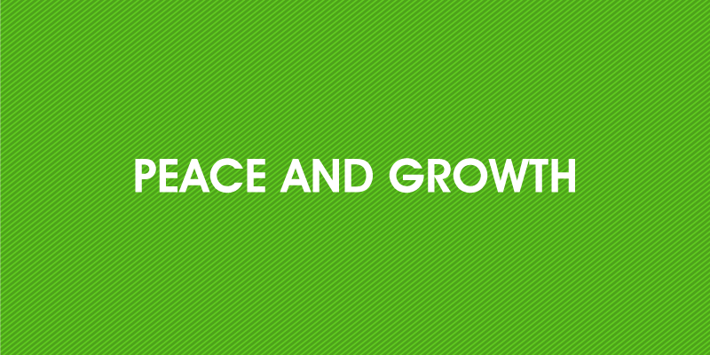 Green: peace and growth